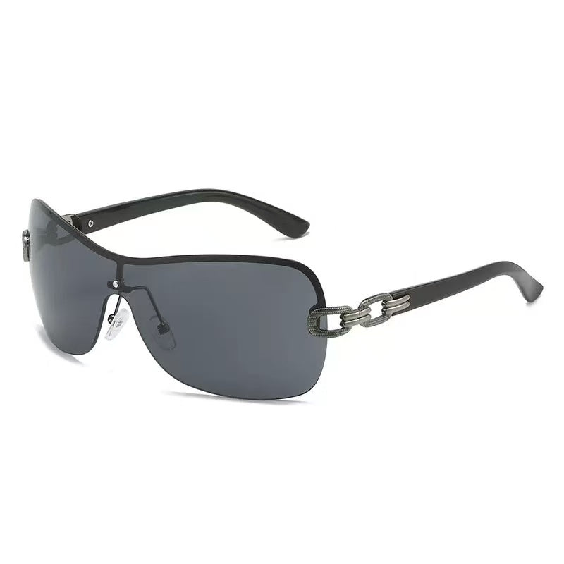 (Link 13)LondonLens Field Aviator Sunglasses UV400 Protection Unisex Lightweight Plastic Frame Classic Trendy Design for Driving Travel