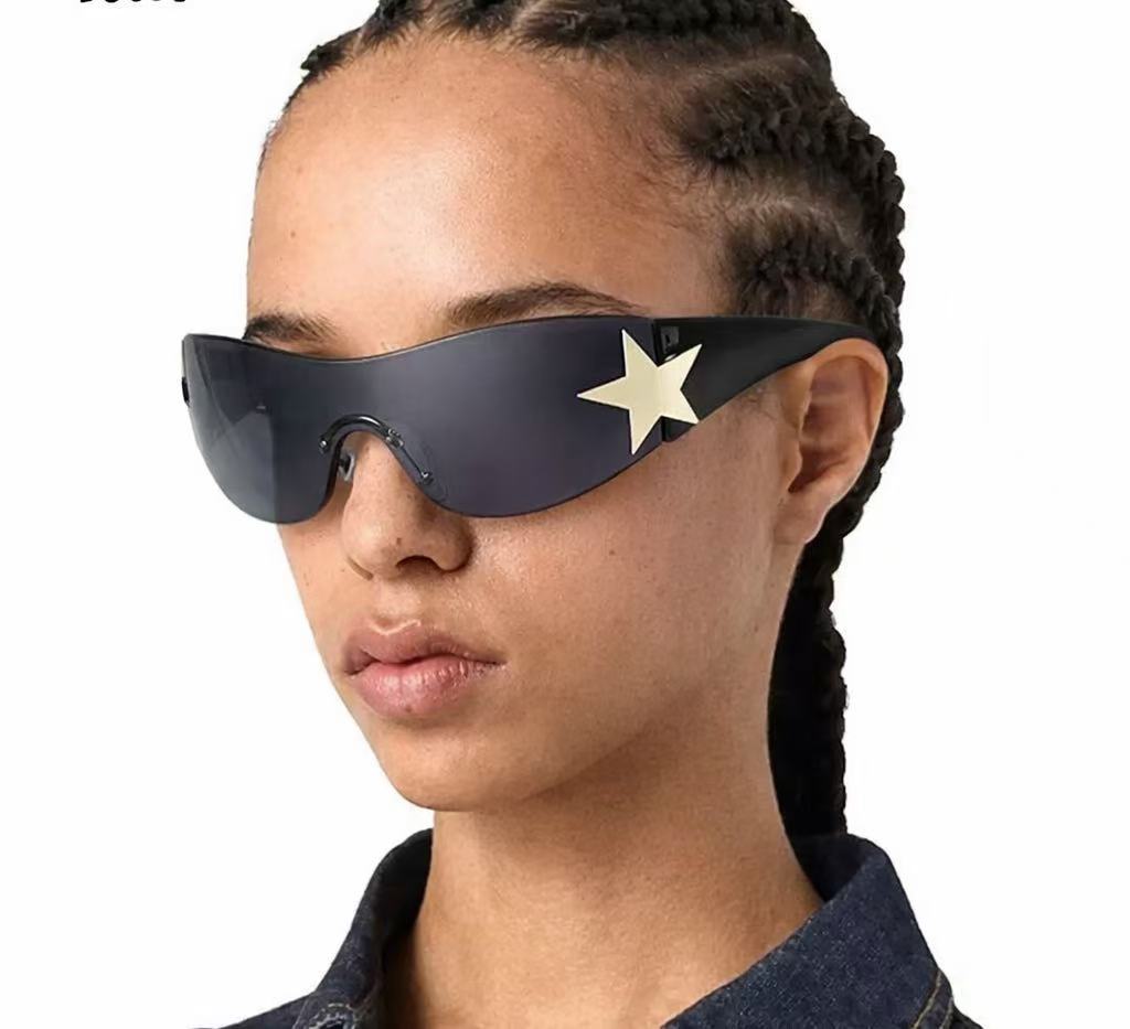 (Link 12)LondonLens Shield Sunglasses UV400 Protection Unisex Lightweight Plastic Frame Classic Trendy Design for Driving Travel Square Oval Round Rectangle Butterfly Cat Eye Aviator Options