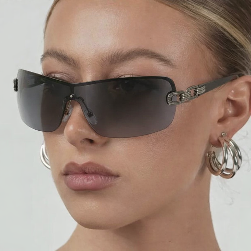 (Link 13)LondonLens Field Aviator Sunglasses UV400 Protection Unisex Lightweight Plastic Frame Classic Trendy Design for Driving Travel