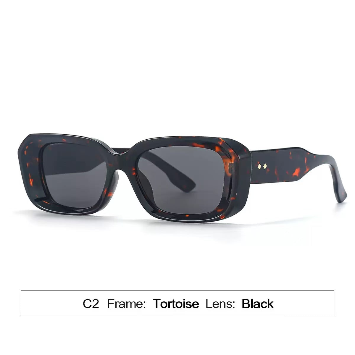 (Link 6)LondonLens New Rectangle Sunglasses